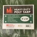 Mutual Industries Heavy Duty Poly Tarp, Green, 8x10, 4PK 14964-39-0810